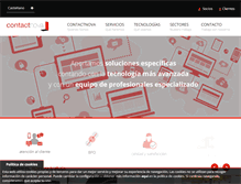 Tablet Screenshot of contactnova.com